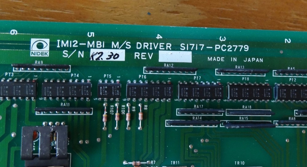 NIDEK IM12 - MBI M/S DRIVER BOARD S1717-PC2779