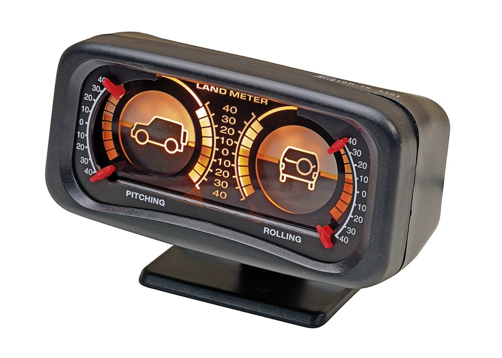 Sumex Black Inclinometer Land Meter 4wd 4x4 Off Road Slope Gauge with Back Light