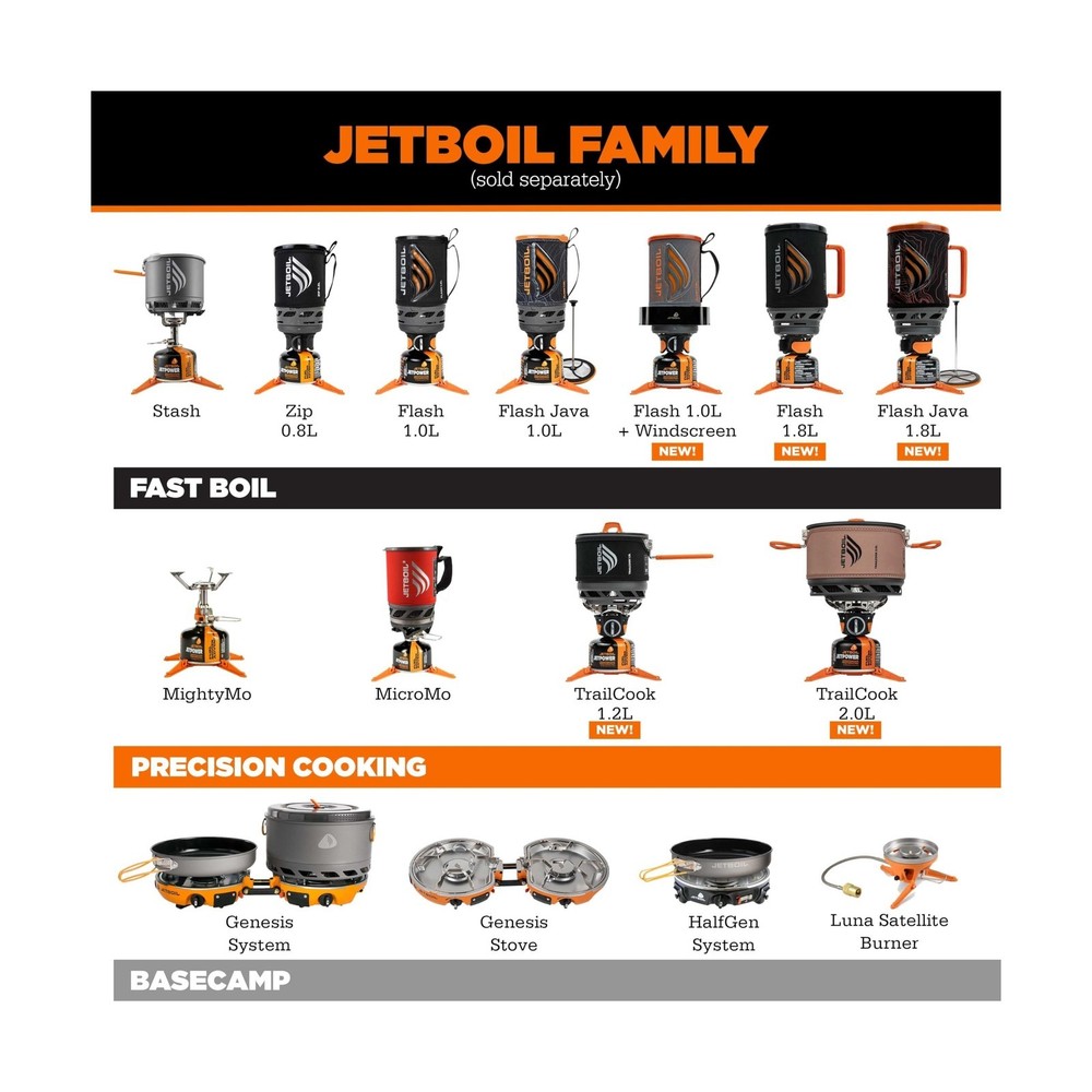 Jetboil Flash Java Portable Fast Boil Stove and Coffee Press for Camping and ...
