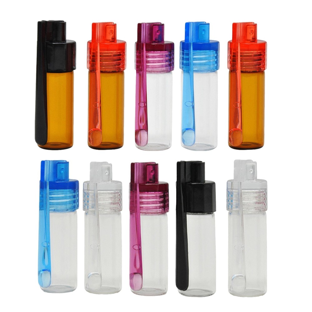Glass Spice Jar With Retractable Spoon