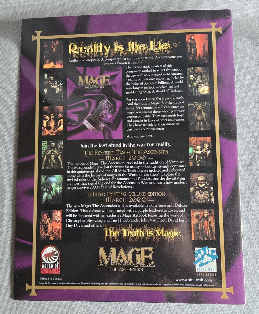 White Wolf Mage - The Ascension Introductory Kit NM