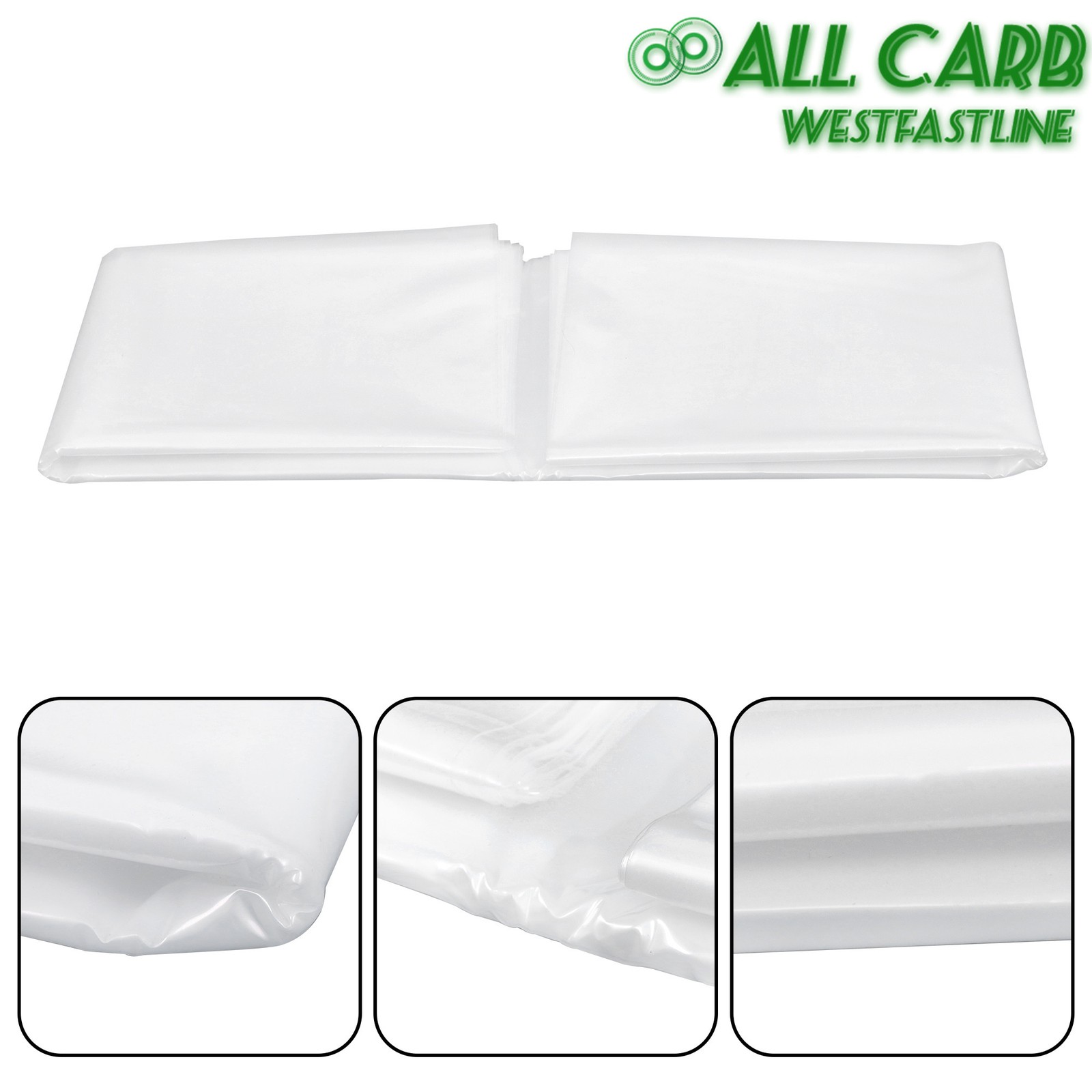 Greenhouse Plastic Sheeting 6Mil Polyethylene Film UV Resistant 10-25ft Widths