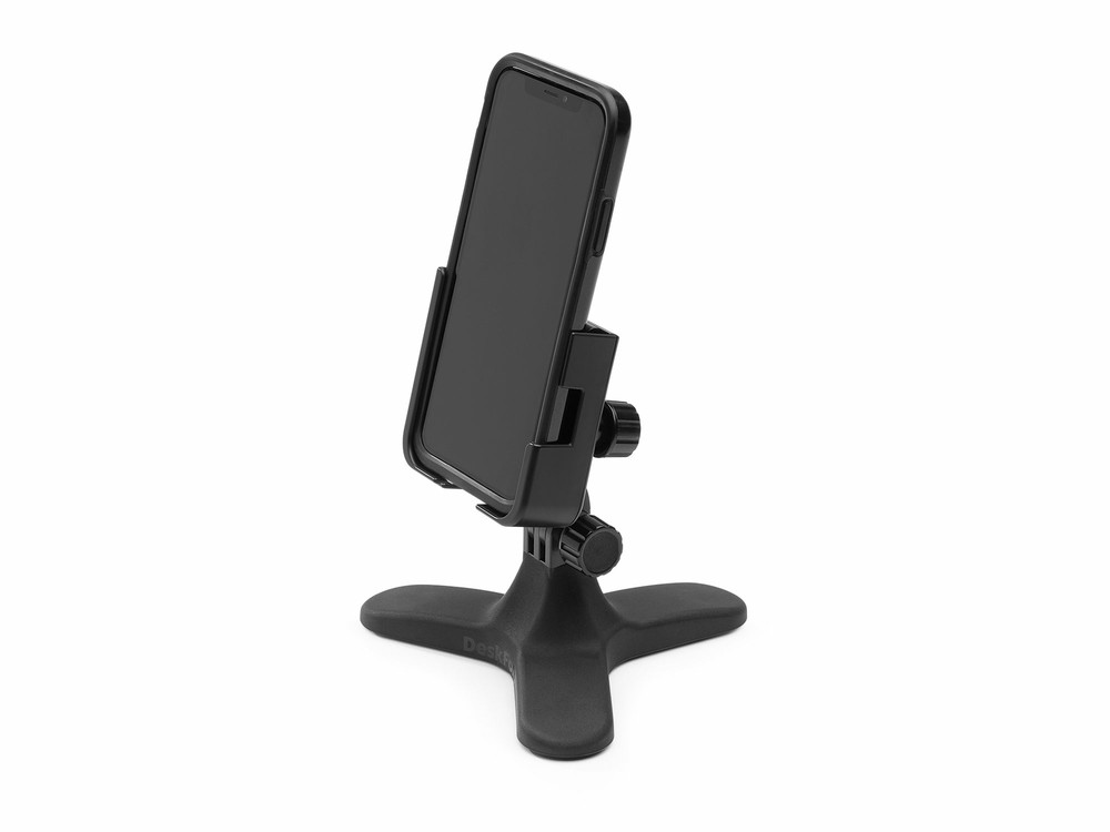 WeatherTech DeskFone™ Two View Adjustable Flat Surface Cell Phone Holder - Black