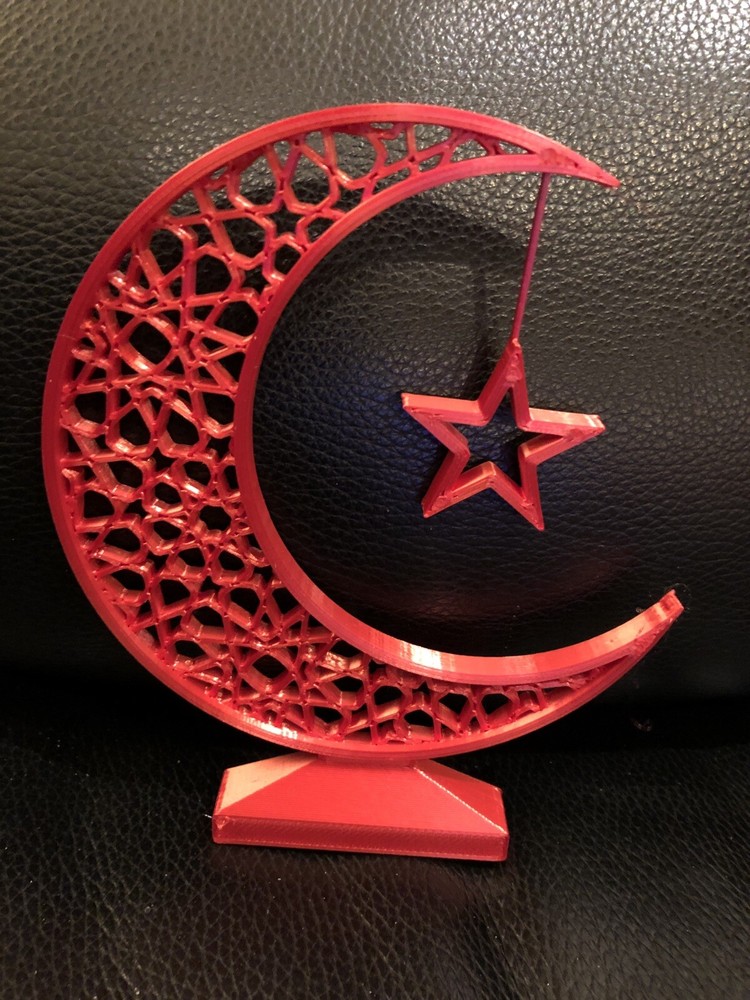 Crescent Moon + Removeable Star Eid,Ramadan, Islamic Mystic Gift