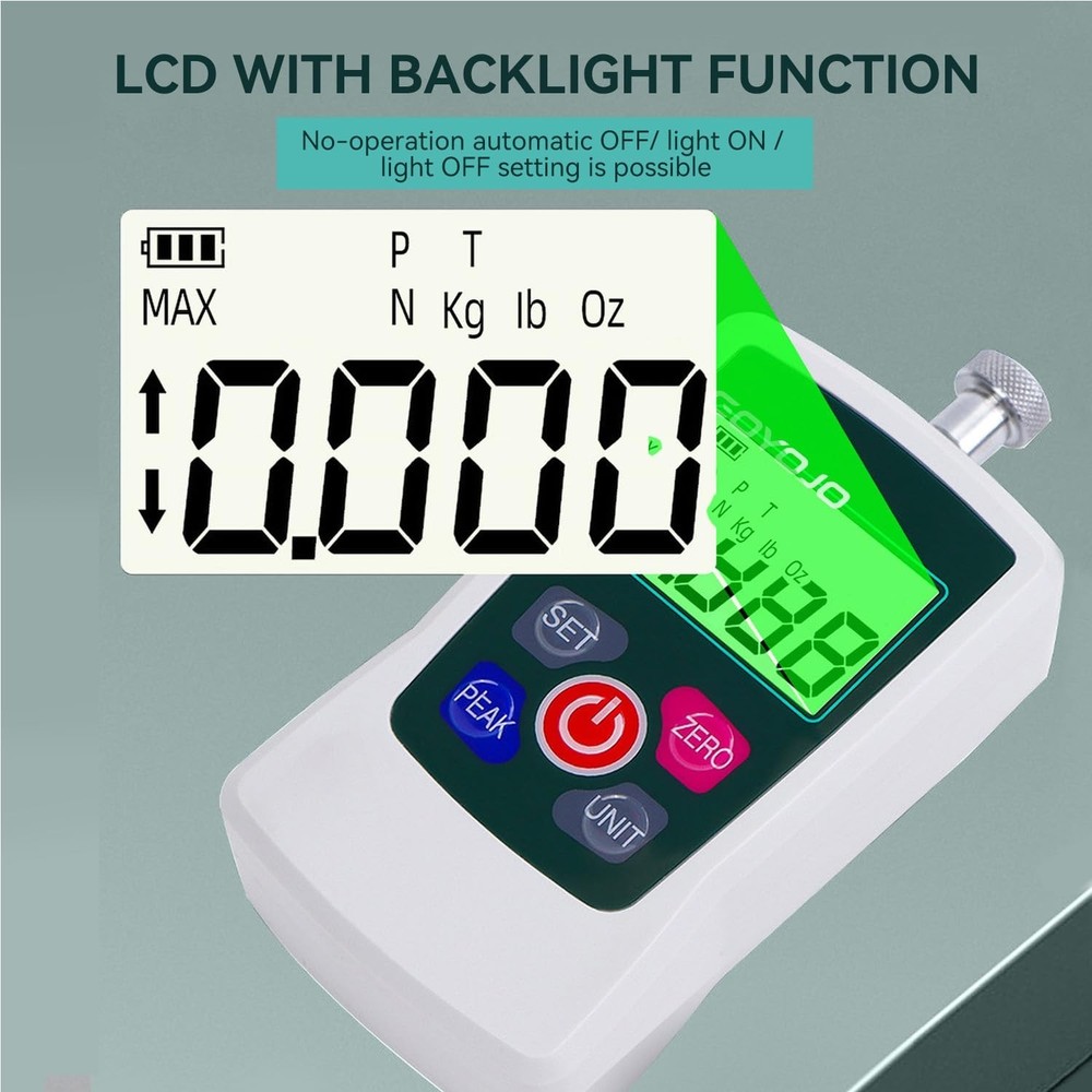 500N Digital Force Gauge - High Precision Tool for Tension & Compression Testing