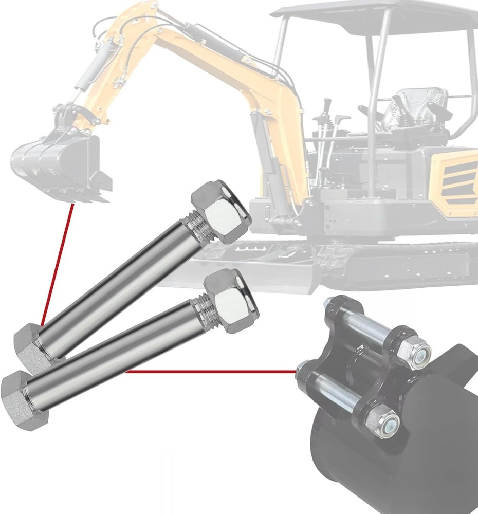 Bucket Connecting Bolts Link Pin for Mini Excavator Backhoe Attachment Lock Stud