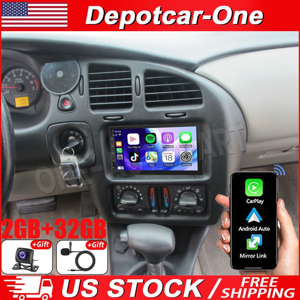 7'' Car Radio Stereo For Chevrolet Monte Carlo 2000-2005 Android 13 CarPlay GPS