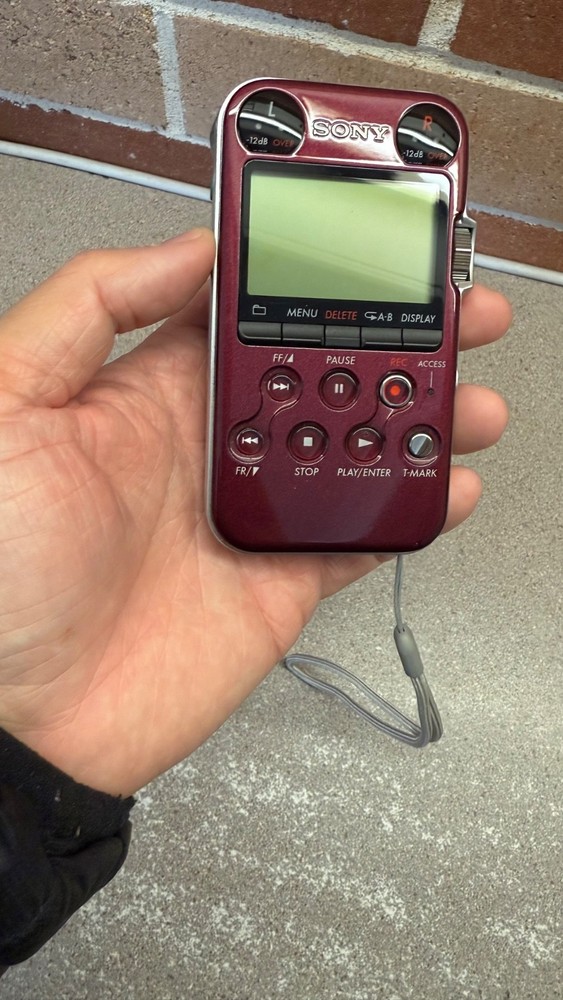 Sony PCM-M10 Audio Linear PCM Recorder Red