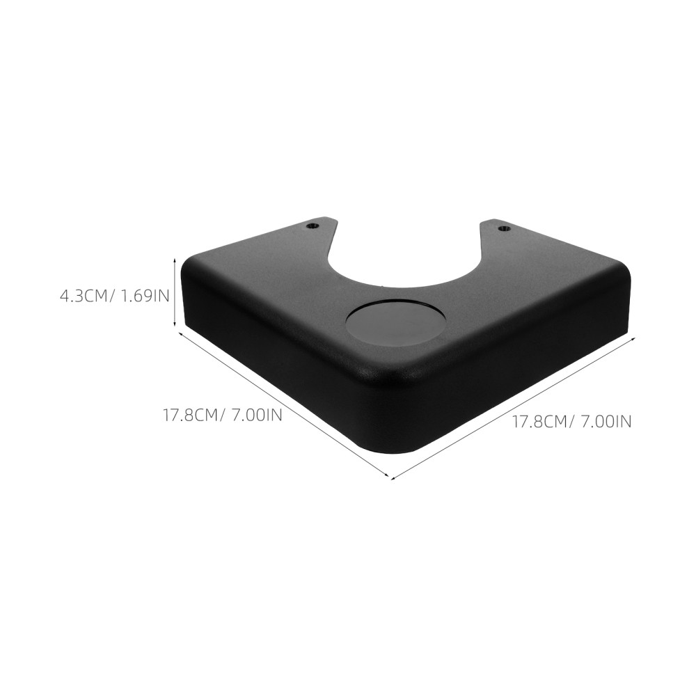 2 Pcs Snooker Table Corner Guard Black Plastic Pool Table Replacement Parts