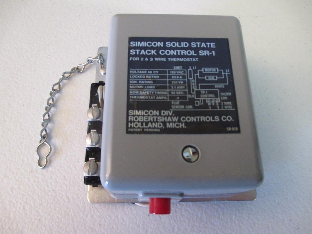 Simicon Robertshaw SR-1 Solid State Stack Control & Flue Sensor