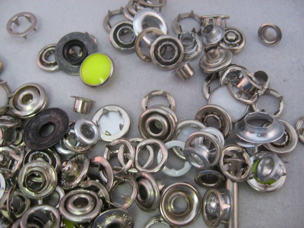 Buttons Snaps Eyelets Lot Crafts Sewing