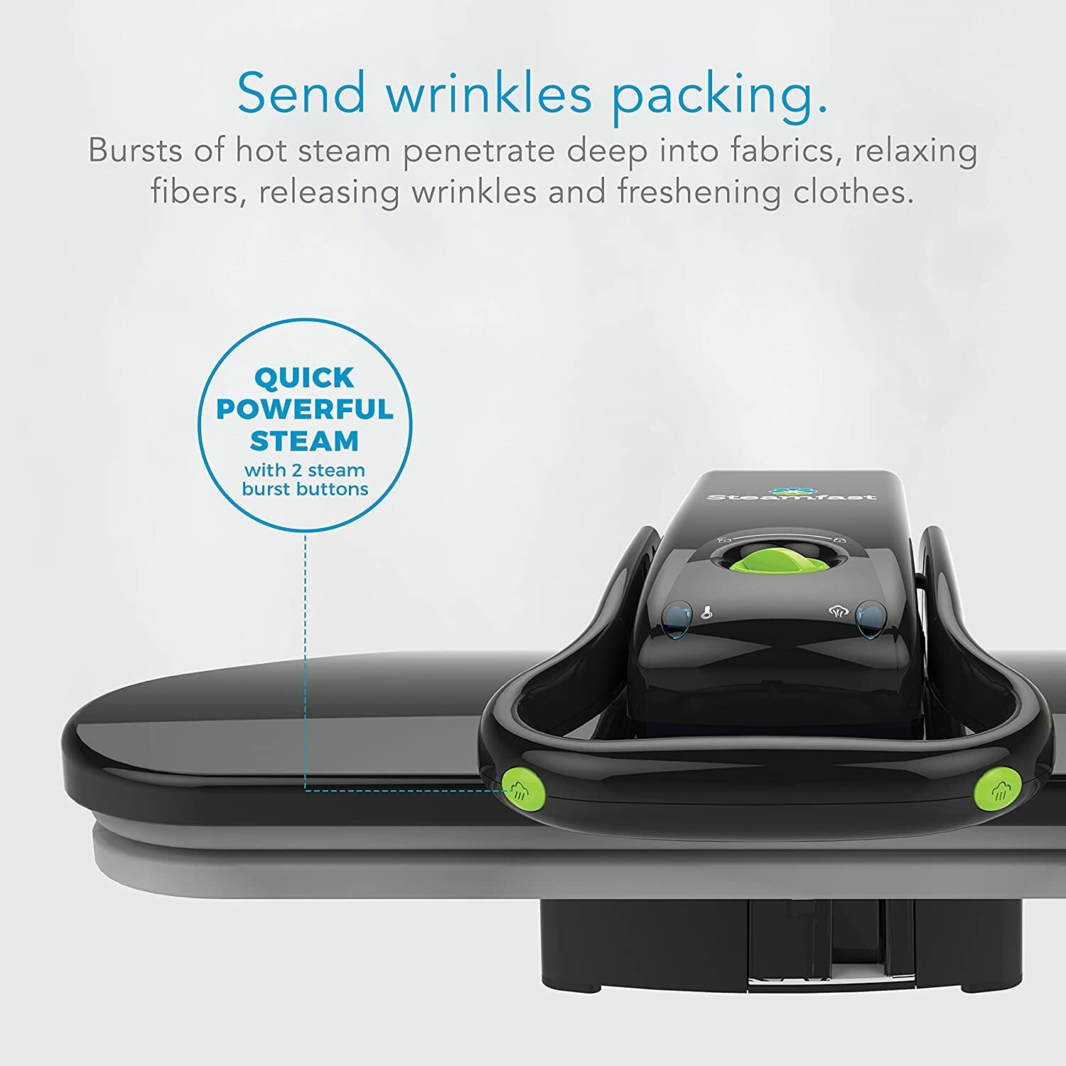 Steamfast SF-623 1500W Mid-Size Fabric Steam Press Iron