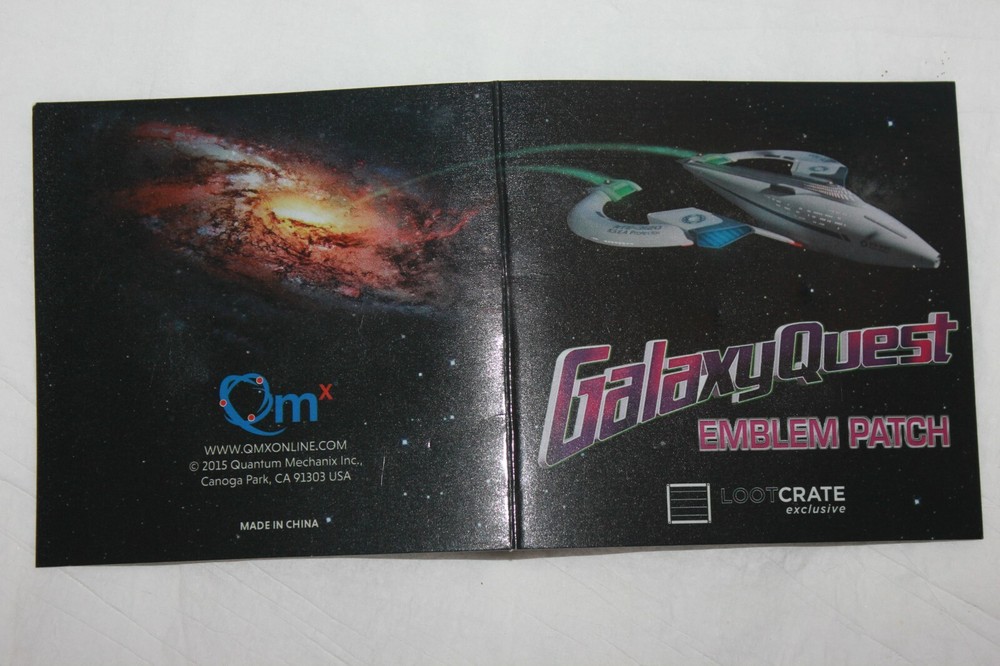 Loot Crate Galaxy Quest Emblem Patch New