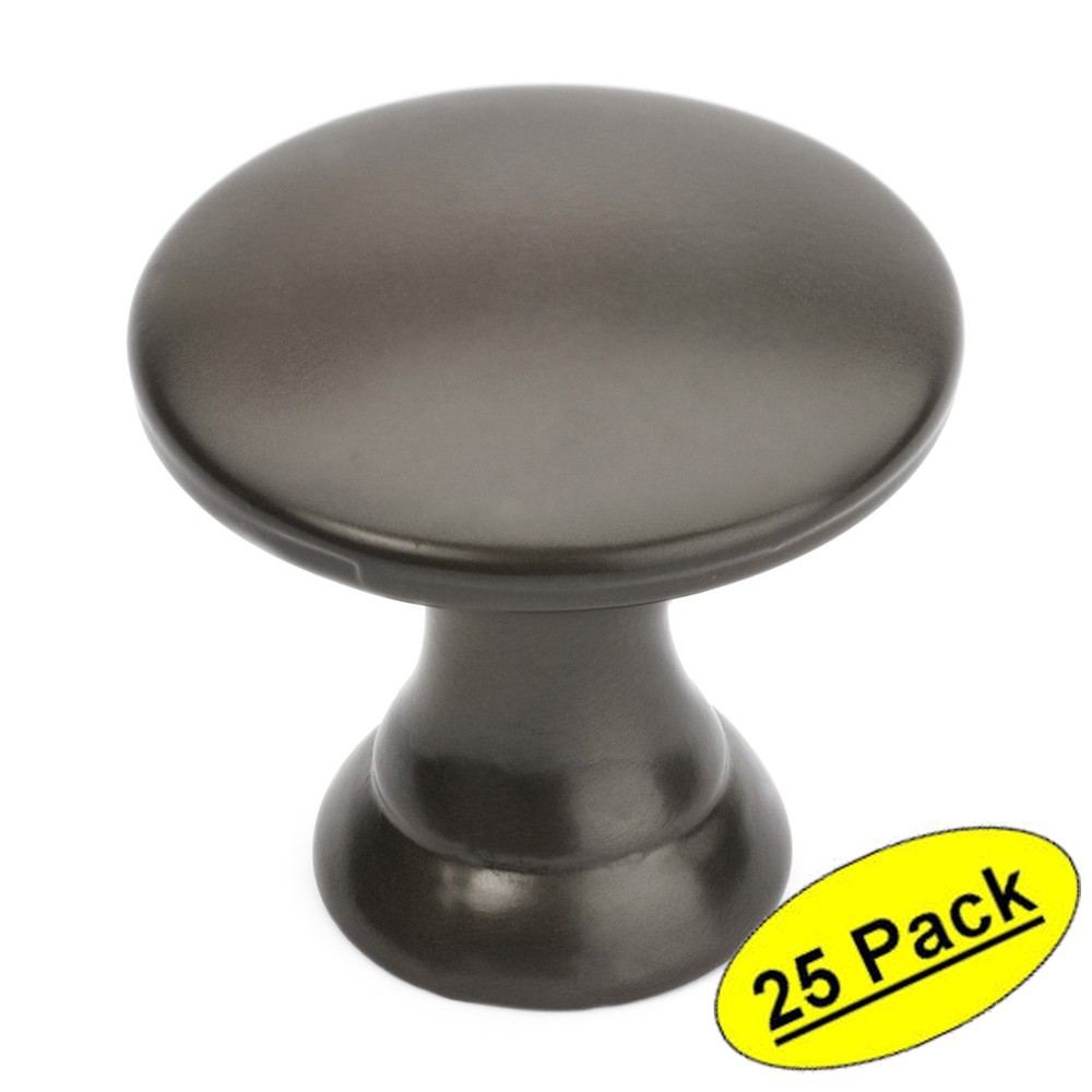 *25 Pack* Cosmas Cabinet Hardware Graphite Round Knobs #4545GPH