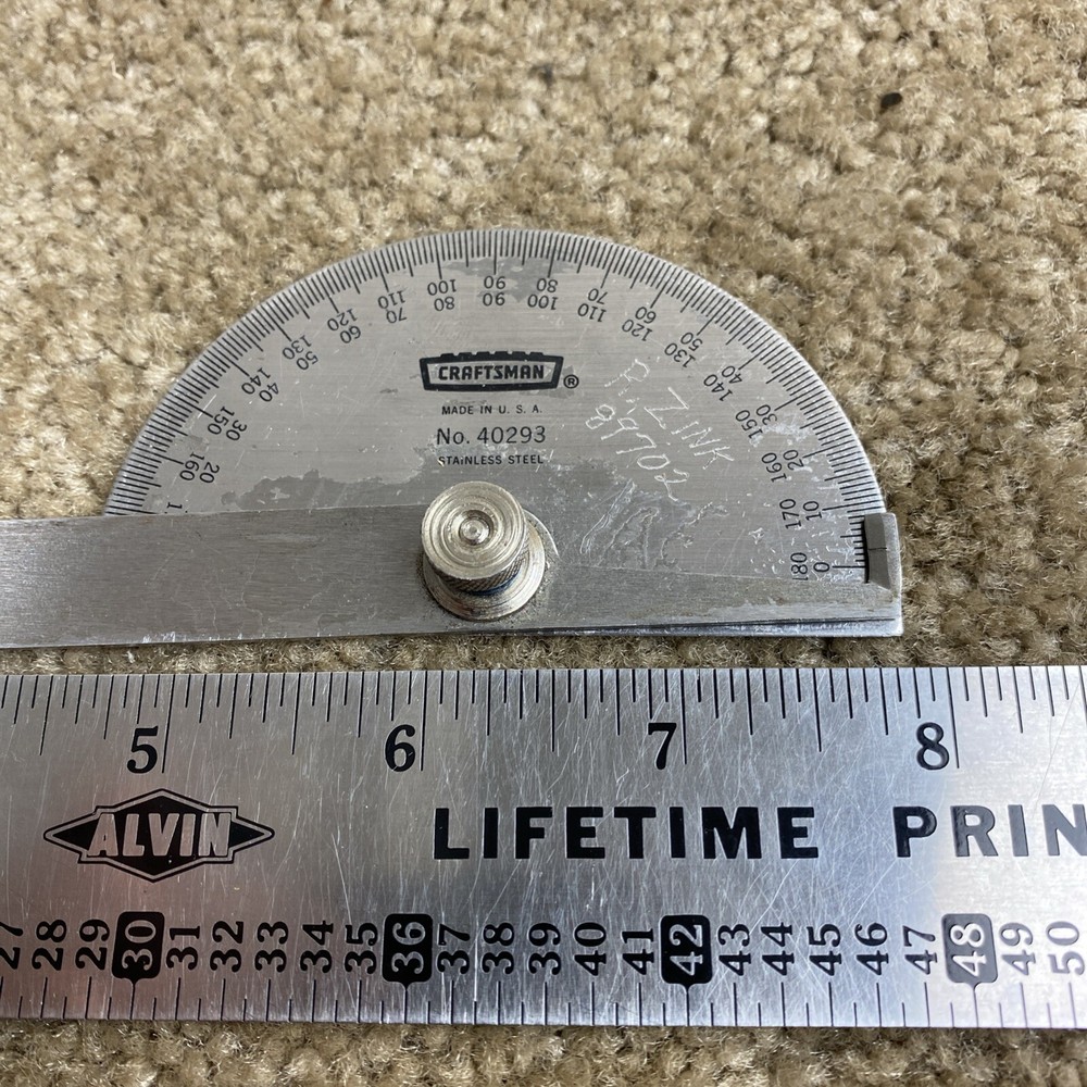 Craftsman No.40293 Protractor