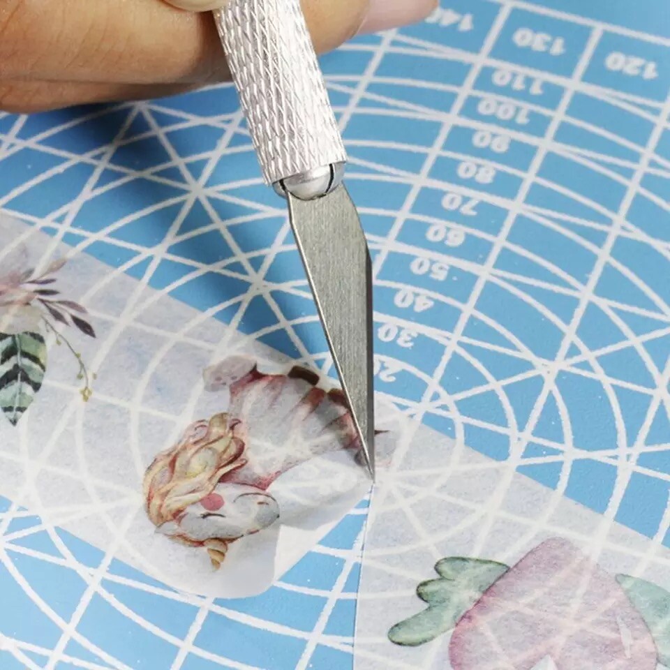 HOBBY KNIFE Razor Sharp Cutter Arts Craft Cutting Tool Exacto +Blade Refills 6B