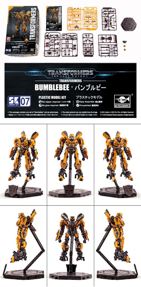 Transformers Bumblebee Camaro Figure Model Kit Pre Painted Model Kit