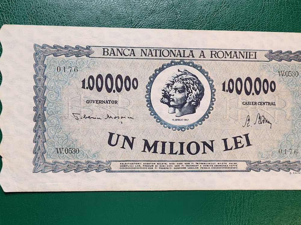 ROMANIA - 1000000 LEI 1947 - XF+ BANKNOTES1