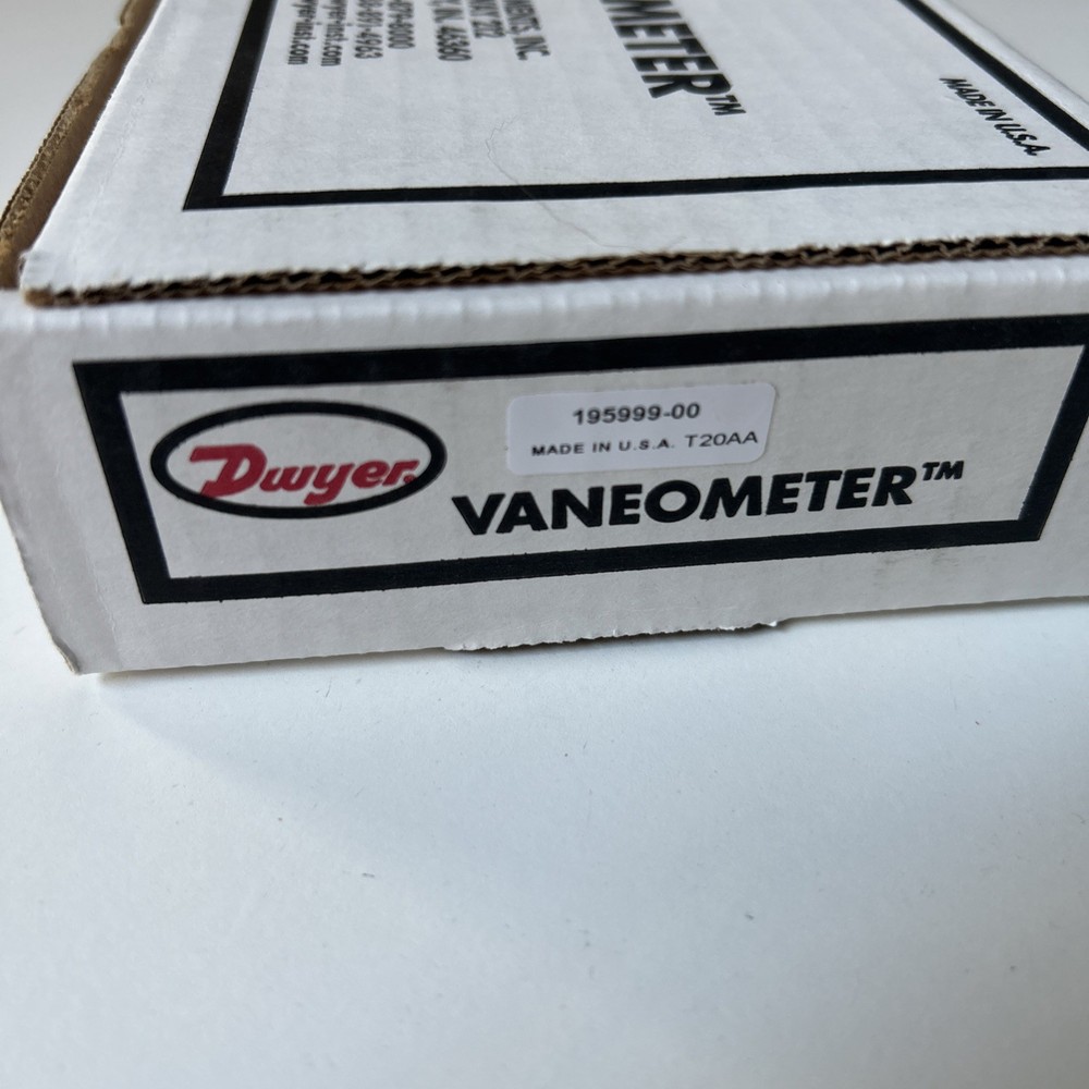 NEW DWYER Vaneometer Air Velocity Control Swing Vane Anemometer