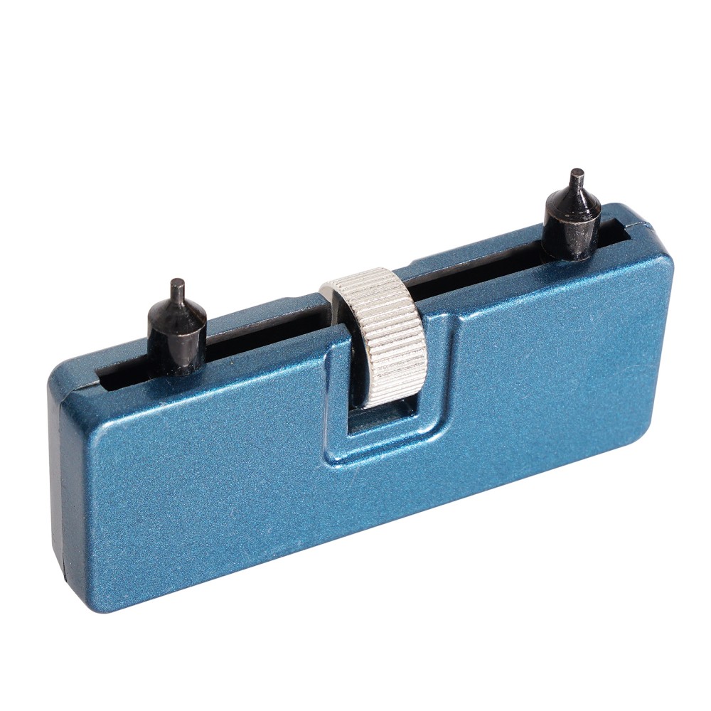 Precision Watch Tool: Blue Watch Case Wrench Features Rounded Tips Easy Opening