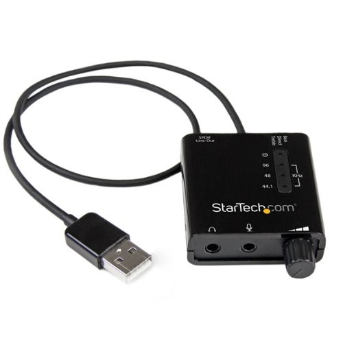 StarTech ICUSBAUDIO2D USB Stereo Audio Adapter Sound Card