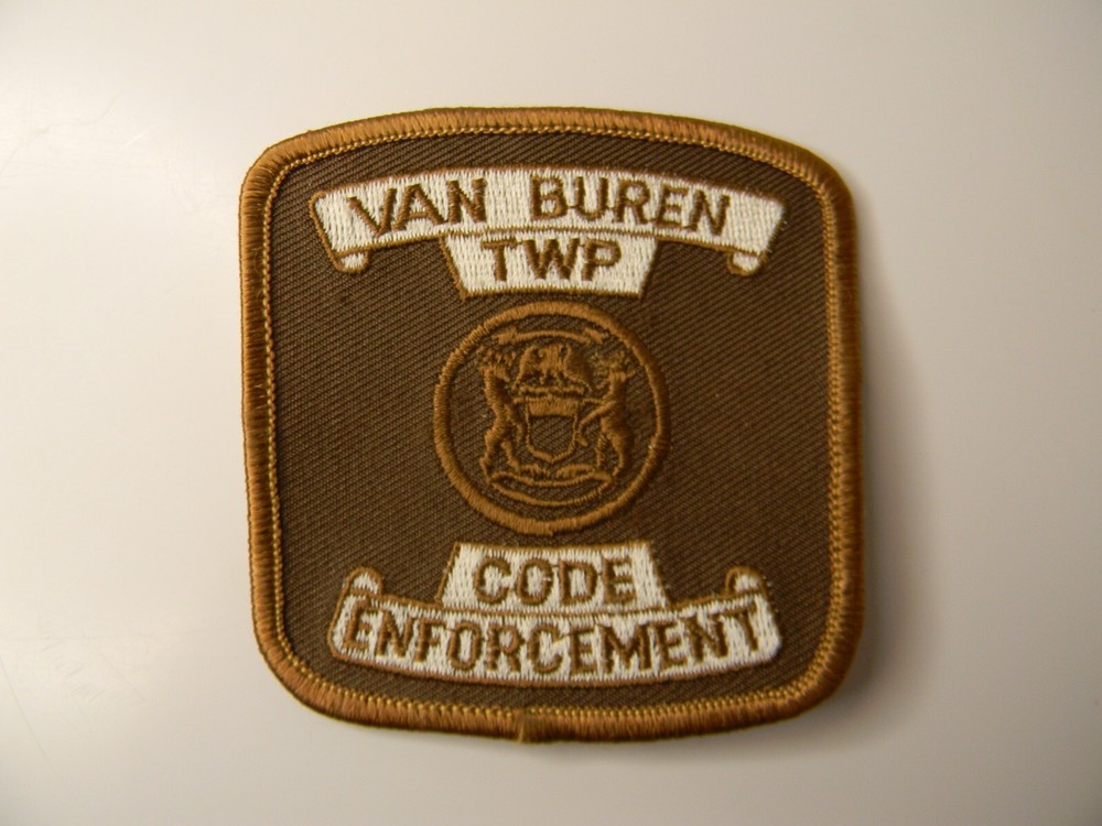 Van Buren Twp. (Michigan) Code Enforement Patch 3” X 3”