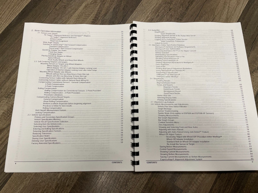 Hunter Engineering WinAlign Alignment Software Version 14.3 Manual