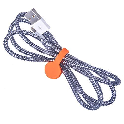 Spiral Cable Protector Headphone Cable Saver9 Pc Cable Protector/Wire Repair/...