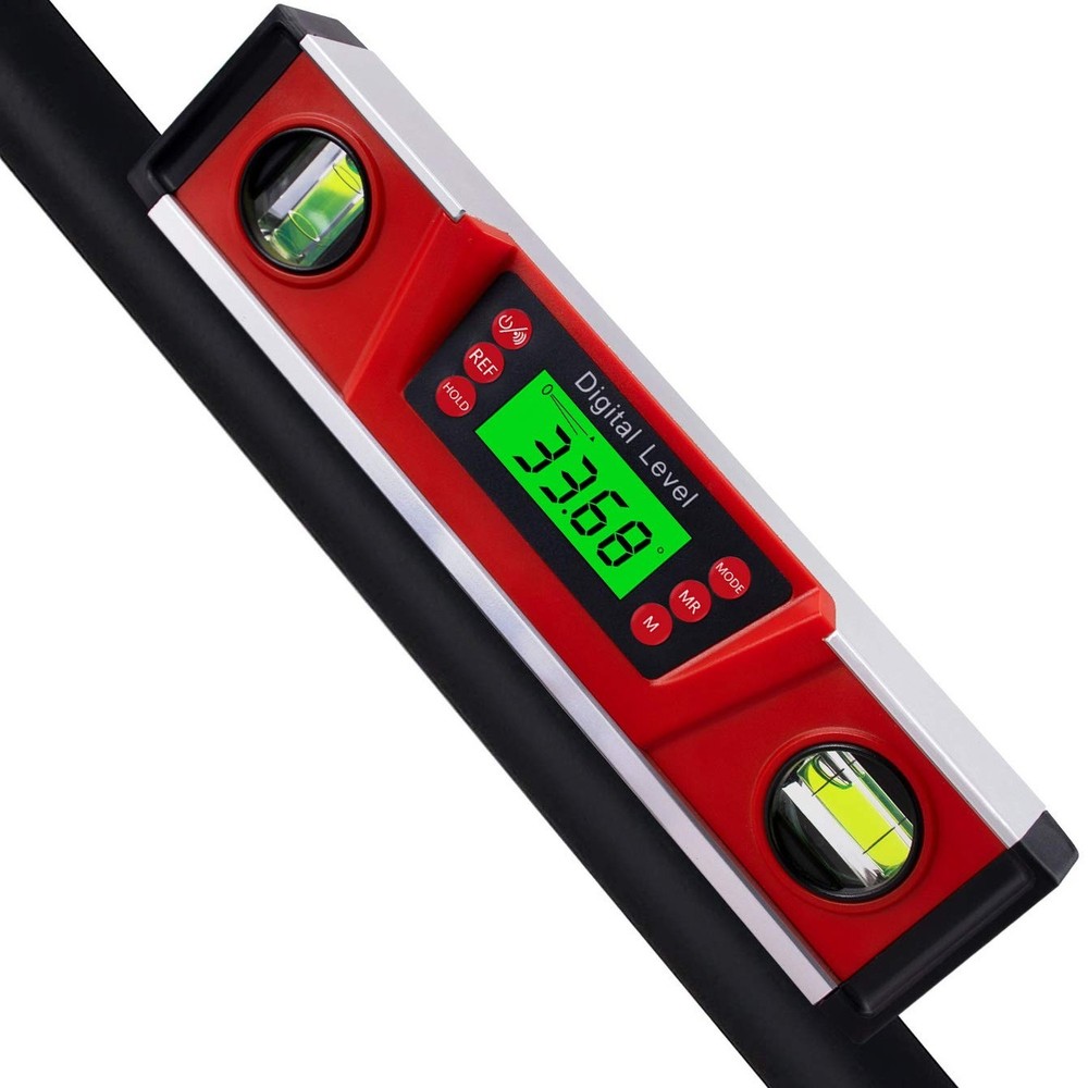 Digital Level and Protractor, 10 Inch IP54 Protected Electronic Bubble Inclin...