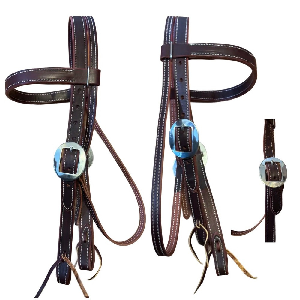 Amish-Made Double-Stitched Browband Headstall