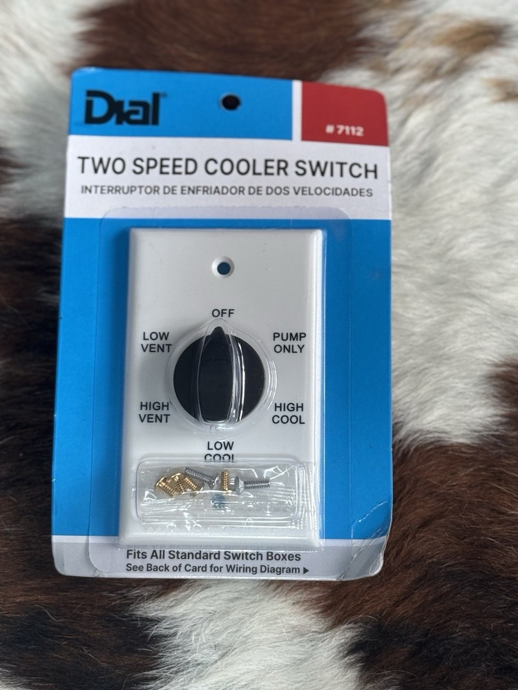 Dial 7110 Two-Speed Six-Position Evaporative Cooler Switch