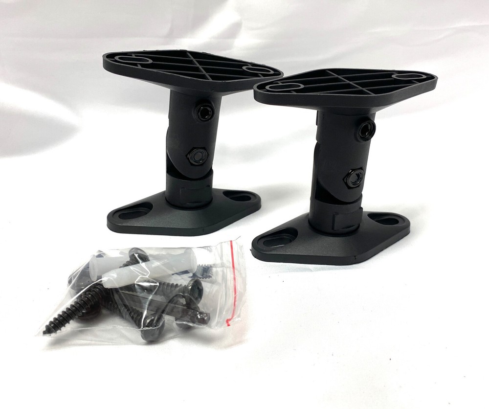 Plastic wall mount bracket for Bose Acoustimass AM-5 Speaker - Black -Pair