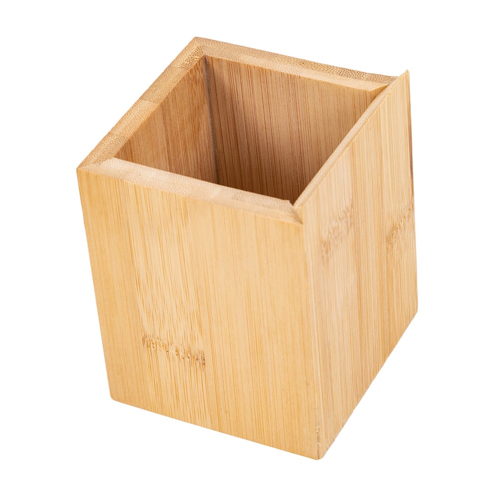 Bamboo Rice Storage Container Tabletop Rectangular Storage Container with Lid