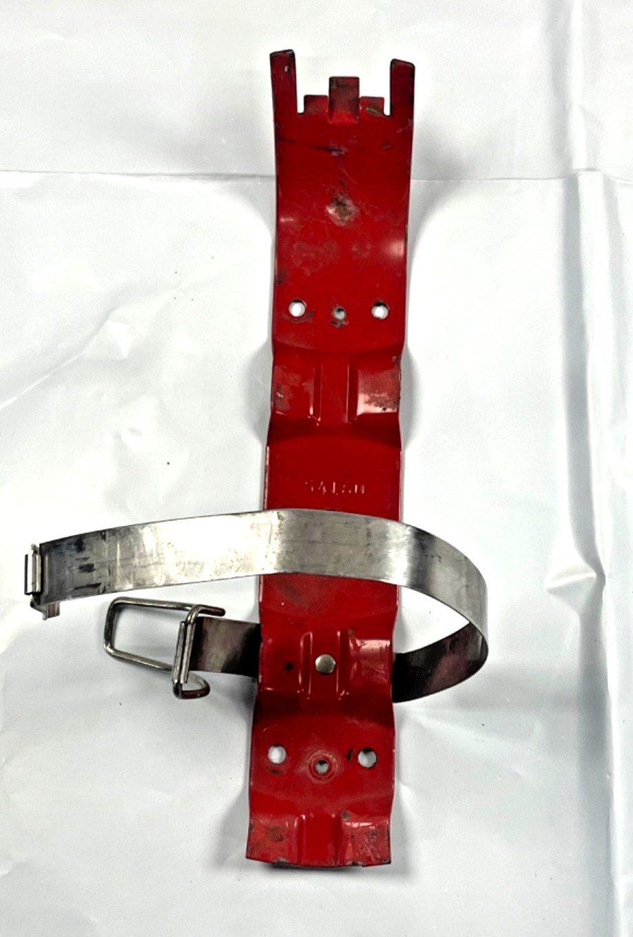 10" Fire Extinguisher Bottle Bracket , mount to seat pulled from ex state truck