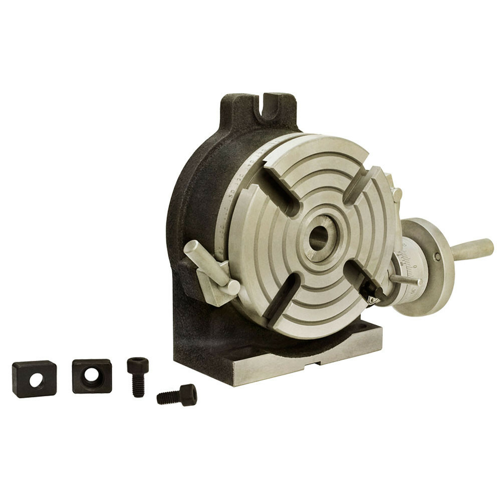 6" INCH HORIZONTAL VERTICAL PRECISION QUALITY ROTARY TABLE Milling Drilling