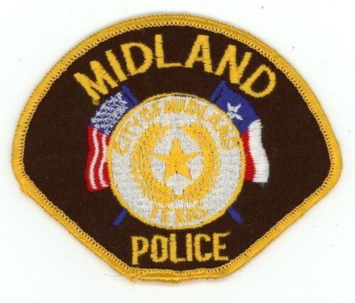 TEXAS TX MIDLAND POLICE NICE SHOULDER PATCH SHERIFF