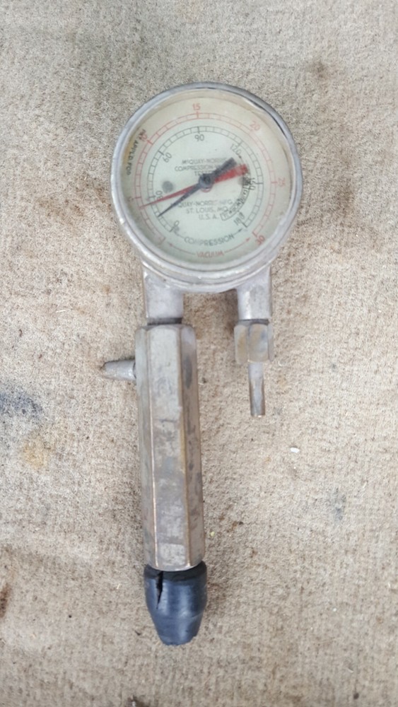 Vintage compression & vacuum engine tester