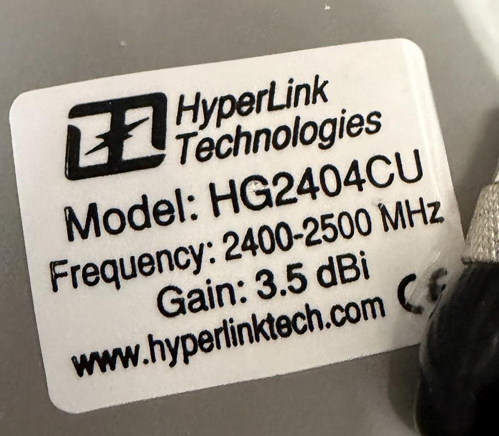 HyperLink Technologies HG2404CU Ceiling Mount Wireless LAN Antenna 2400-2500 MHz