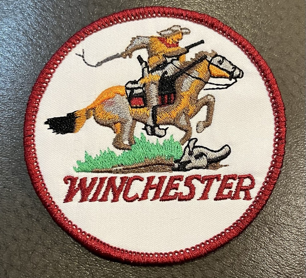 Winchester Firearms Vintage Style embroidered patch