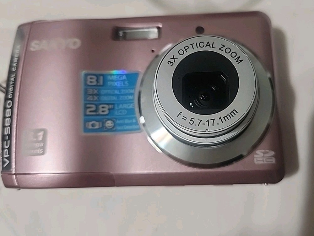Samsung S860 8.1MP Digital Camera - Pink Not Working DD