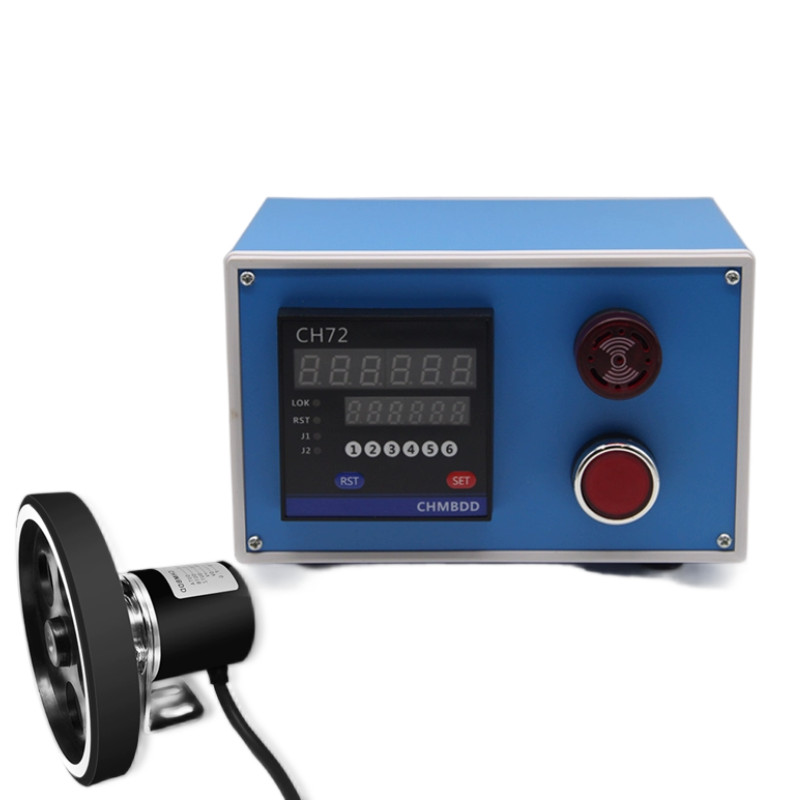 Electronic Encoder Digital Length Counter CH72 Measuring Wheel Roll Length Gauge