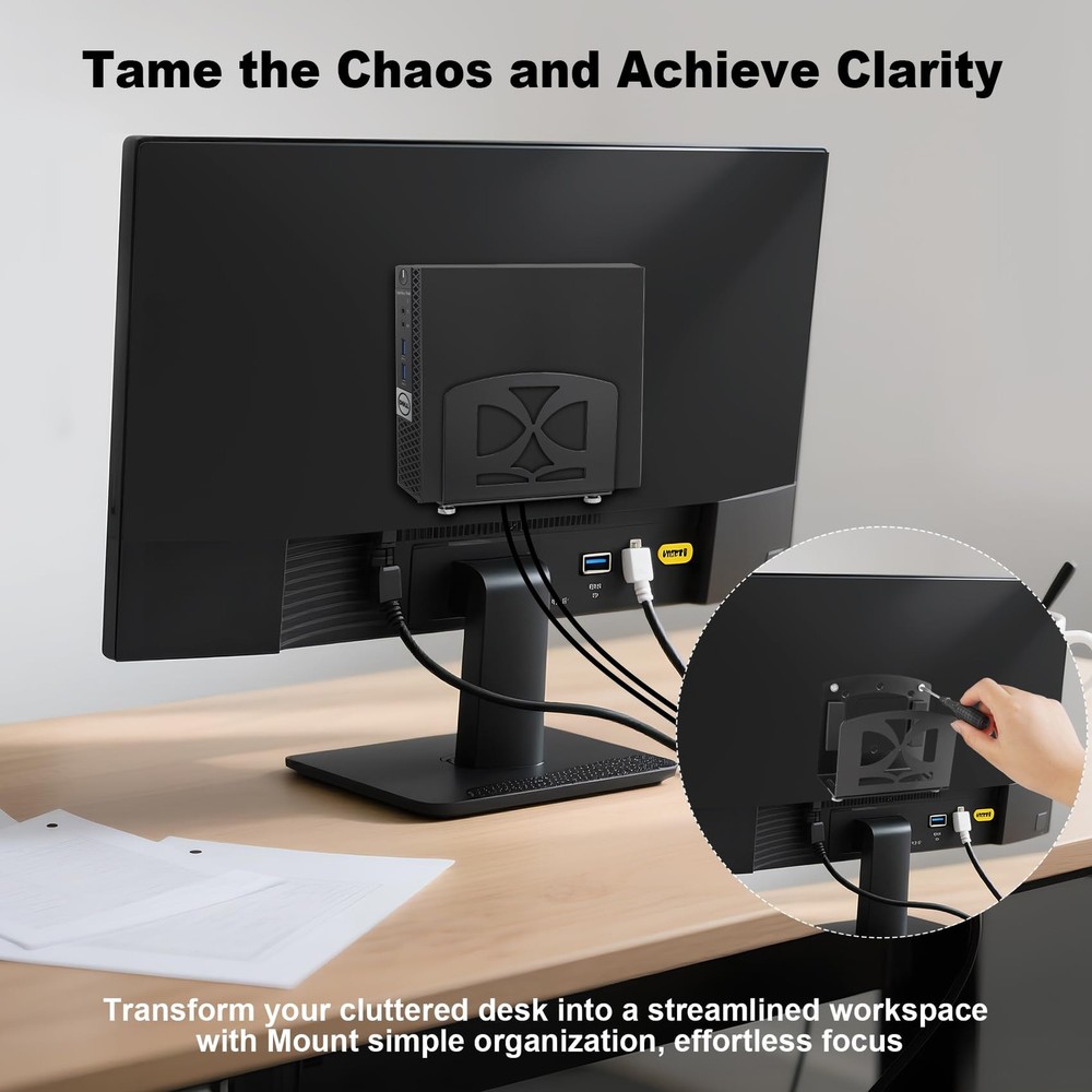 Adjustable Small Device Cable Box Wall Mount for Streaming Media Modems PC