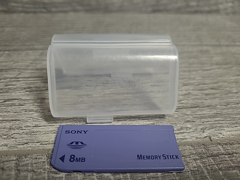 Sony Genuine Memory Stick 8MB MEGABYTE MSA-8A Camera Memory Card And Case