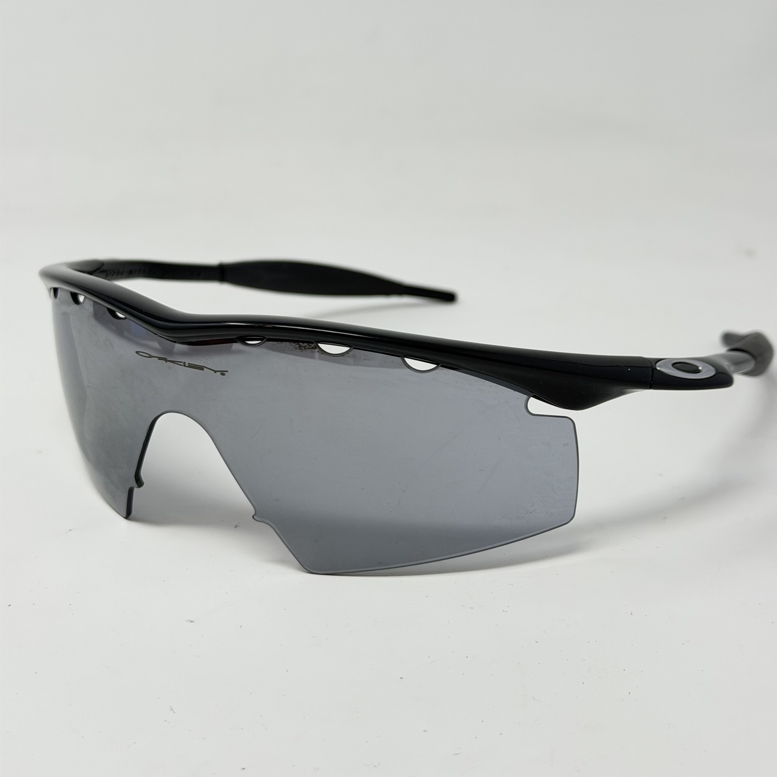 Oakley M Frame Sunglasses Black Frame Gray Lens Sport Eyewear Made in USA