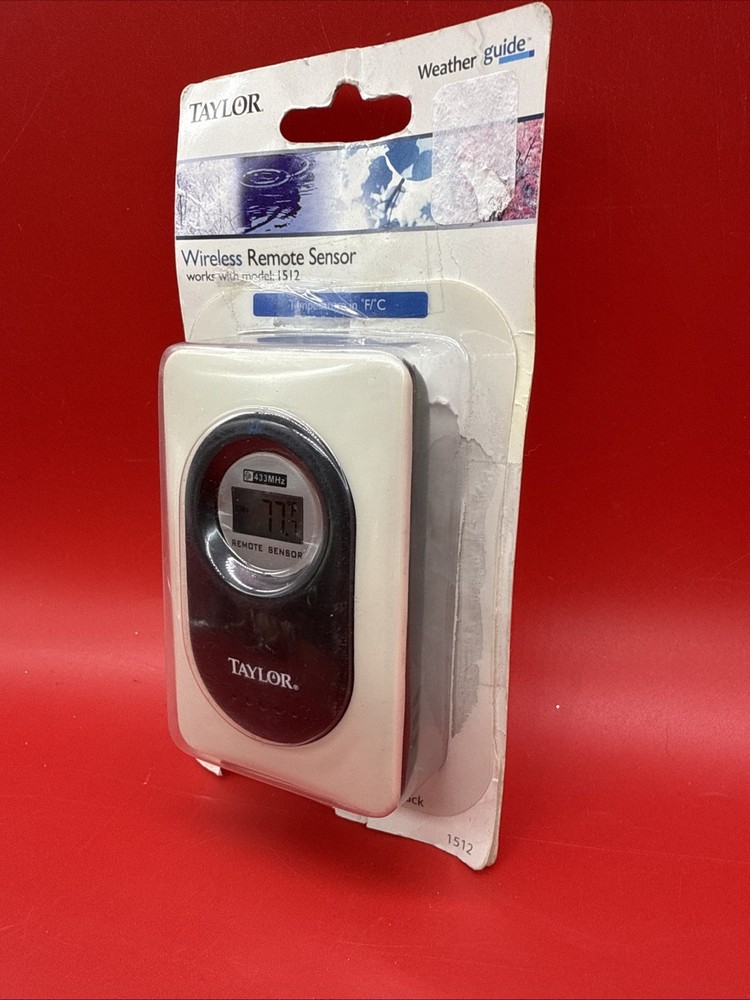 Taylor Weather Guide Wireless Remote Sensor Works W/ Model 1512 - Read