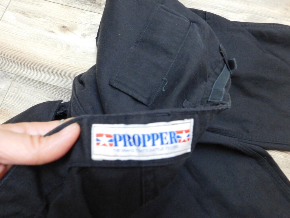 US MILITARY PROPPER BLACK PANTS SIZE XL - REGULAR