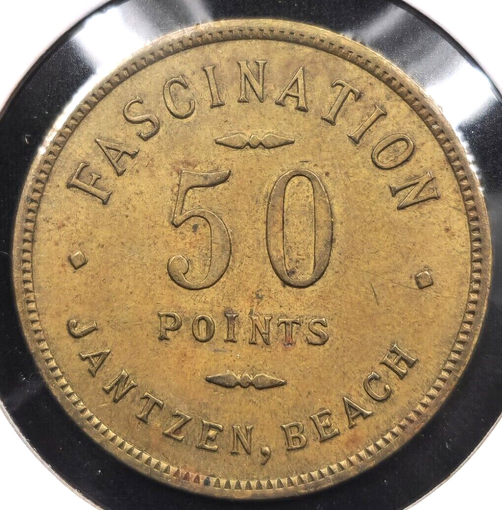 Fascination 50 Points Jantzen Beach Oregon Token #2622