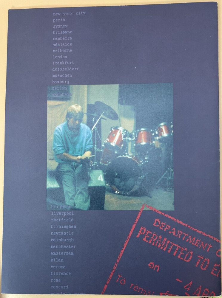 JOHN DENVER 1986 One World Tour Concert Program + Windstar Journal Insert Mint