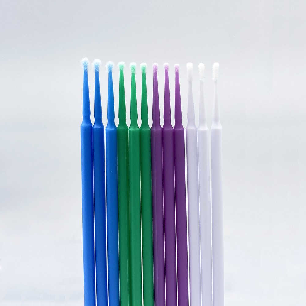 400x Dental Microbrush Disposable Micro Applicator Brush Bendable Soft Brush Tip