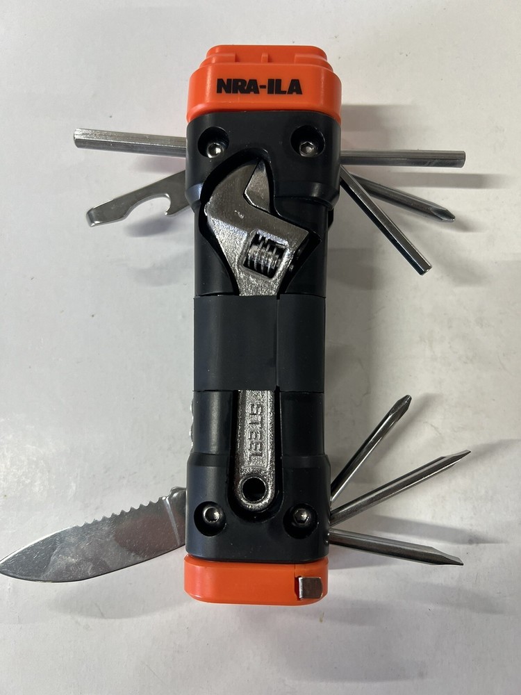 NRA-ILA Multi-Function Tool Set With Flashlight
